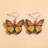1 Pair Simple Style Classic Style Butterfly Arylic Dangling Earrings sku image 6