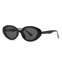 Vacation Color Block Ac Oval Frame Full Frame Men's Sunglasses sku image 1