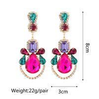 1 Pair Fashion Water Droplets Glass Plating Women's Drop Earrings main image 5