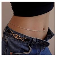 Sexy Solid Color Stainless Steel Women's Waist Chain sku image 12