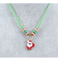 Modern Style Santa Claus Alloy Enamel Women's Bracelets Necklace main image 4