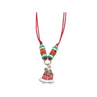 Modern Style Santa Claus Alloy Enamel Women's Bracelets Necklace sku image 18