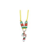 Modern Style Santa Claus Alloy Enamel Women's Bracelets Necklace sku image 20