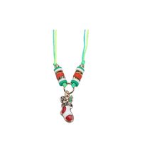 Modern Style Santa Claus Alloy Enamel Women's Bracelets Necklace sku image 21