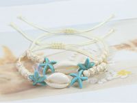 Simple Style Star Shell Couple Unisex Bracelets main image 2