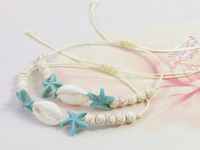 Simple Style Star Shell Couple Unisex Bracelets main image 4