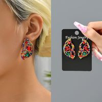 1 Pair Simple Style Butterfly Glass Women's Ear Studs main image 6