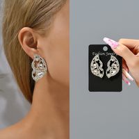 1 Pair Simple Style Butterfly Glass Women's Ear Studs main image 5
