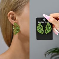 1 Pair Simple Style Butterfly Glass Women's Ear Studs main image 7