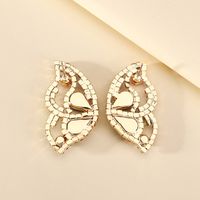 1 Pair Simple Style Butterfly Glass Women's Ear Studs main image 10