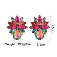 1 Pair Fashion Geometric Glass Plating Women's Ear Studs main image 6