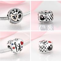 Casual Heart Shape Zircon Sterling Silver Wholesale Jewelry Accessories main image 2