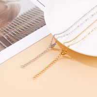 Stainless Steel Imitation Pearl 18K Gold Plated Retro Classic Style Toggle Portrait Layered Necklaces main image 7