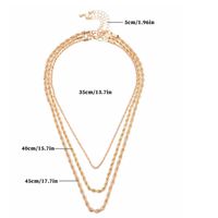 Streetwear Solid Color Alloy Women's Necklace main image 3