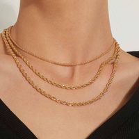 Streetwear Solid Color Alloy Women's Necklace main image 1