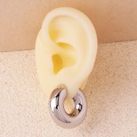 1 Pair Ig Style Simple Style Solid Color Plating Copper 18k Gold Plated Ear Cuffs main image 3