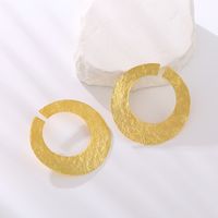Wholesale Jewelry Elegant Luxurious Round Oval Alloy Gold Plated Plating Ear Studs main image 5