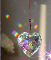 Classic Style Heart Shape K9 Crystal Pendant sku image 1