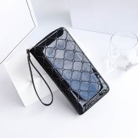 Women's Letter Solid Color Pu Leather Zipper Coin Purses sku image 11