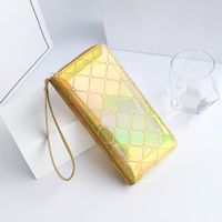 Women's Letter Solid Color Pu Leather Zipper Coin Purses sku image 13