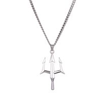 Stainless Steel Simple Style Plating Pendant Necklace main image 2
