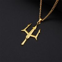 Stainless Steel Simple Style Plating Pendant Necklace main image 7