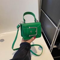 Women's All Seasons Pu Leather Solid Color Streetwear Square Magnetic Buckle Handbag main image 5