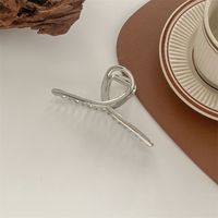 Simple Style Solid Color Metal Hair Claws sku image 3