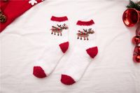 Women's Christmas Cartoon Acetate Fibre Nylon Crew Socks A Pair sku image 4