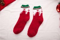 Women's Christmas Cartoon Acetate Fibre Nylon Crew Socks A Pair sku image 6