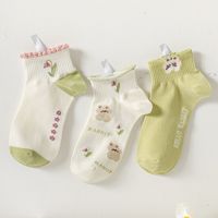 Women's Cute Sweet Cartoon Cotton Ankle Socks A Pair main image 2