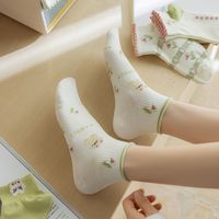 Women's Cute Sweet Cartoon Cotton Ankle Socks A Pair main image 3