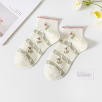 Women's Cute Sweet Cartoon Cotton Ankle Socks A Pair sku image 3
