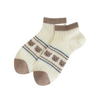 Women's Casual Cartoon Bamboo Fiber Hollow Out Ankle Socks A Pair main image 3