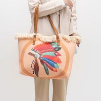 Women's Polyester Cotton Dreamcatcher Ethnic Style Streetwear Square Magnetic Buckle Shoulder Bag main image 4