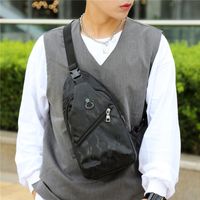 Men's Vintage Style Geometric Camouflage Oxford Cloth Waist Bags main image 2