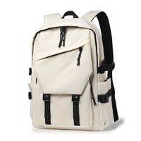 Solid Color School Daily School Backpack main image 2