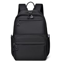 Water Repellent Solid Color School Daily School Backpack sku image 2