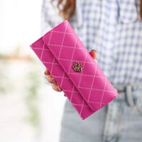 Women's Crown Solid Color Pu Leather Magnetic Buckle Wallets sku image 5