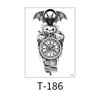 Halloween Crâne Papier Tatouages & Art Corporel 1 Pièce sku image 30