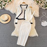 Holiday Daily Women's Vacation Solid Color Cotton Skirt Sets Skirt Sets main image 3