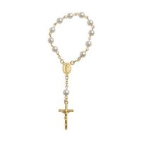 Cross-border Hot Sale Religious Cold Wind Special-interest Design Beads Love Angel Wings Bracelet Rose Pearl Bracelet sku image 6