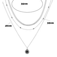 Elegant Geometric Alloy Wholesale Layered Necklaces main image 2
