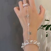 Simple Style Classic Style Butterfly Alloy Chain Women's Bangle main image 1