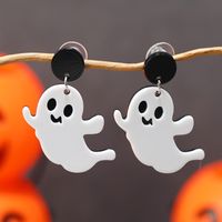 1 Pair Exaggerated Funny Ghost Arylic Drop Earrings sku image 1