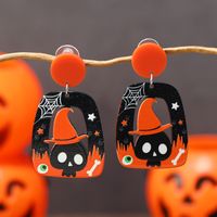 1 Pair Exaggerated Funny Ghost Arylic Drop Earrings sku image 4