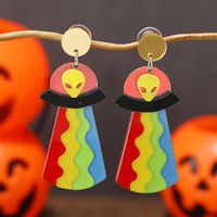 1 Pair Exaggerated Funny Ghost Arylic Drop Earrings sku image 5