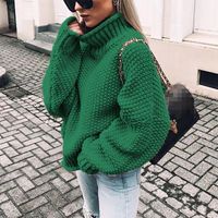 Women's Sweater Long Sleeve Sweaters & Cardigans Casual Solid Color main image 9