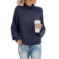 Women's Sweater Long Sleeve Sweaters & Cardigans Casual Solid Color sku image 4