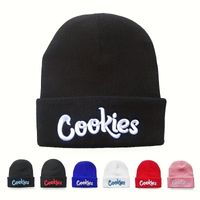 Unisex Casual Preppy Style Letter Embroidery Eaveless Beanie Hat main image 9
